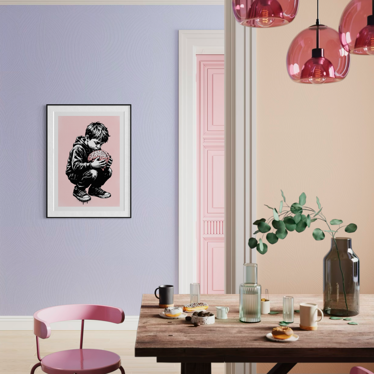 Men Tankene Mine Får Du Aldri - Rosa